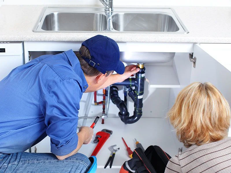 Residential plumbing service